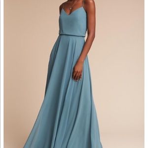 BHLDN Inesse dress in teal (size 2)